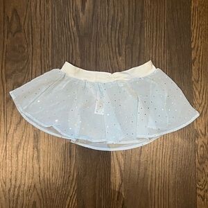Bloch ballet dance skirt - baby blue/light blue/powder blue and silver, …